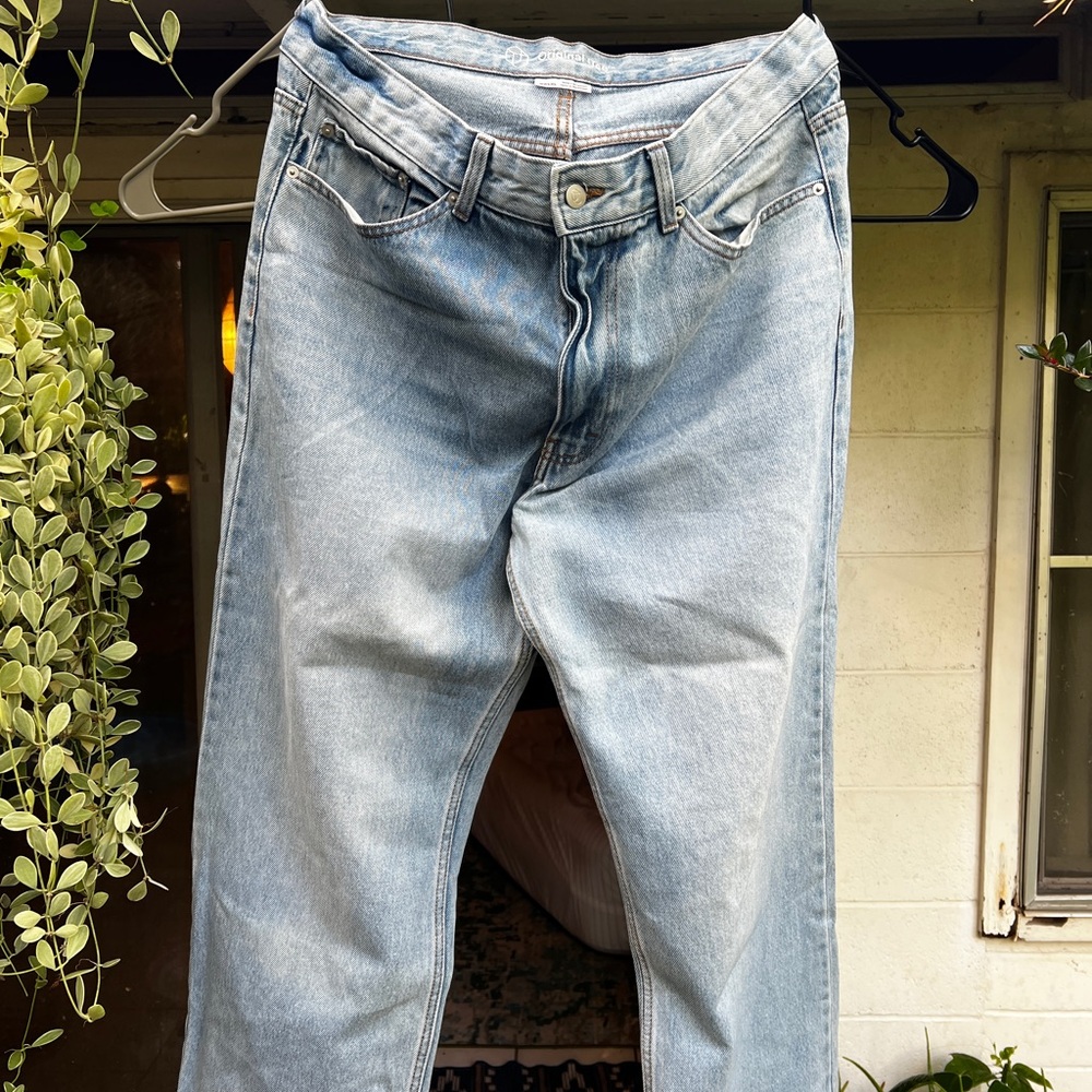 Original Use Light Blue Baggy Jeans